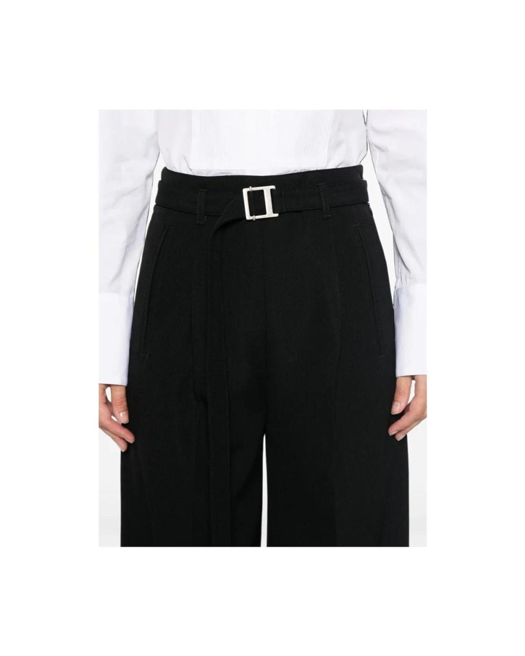 Seafarer Black Wide Trousers
