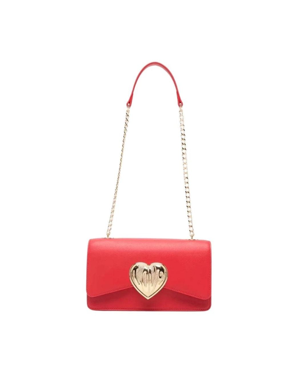 Love Moschino Red Shoulder Bags