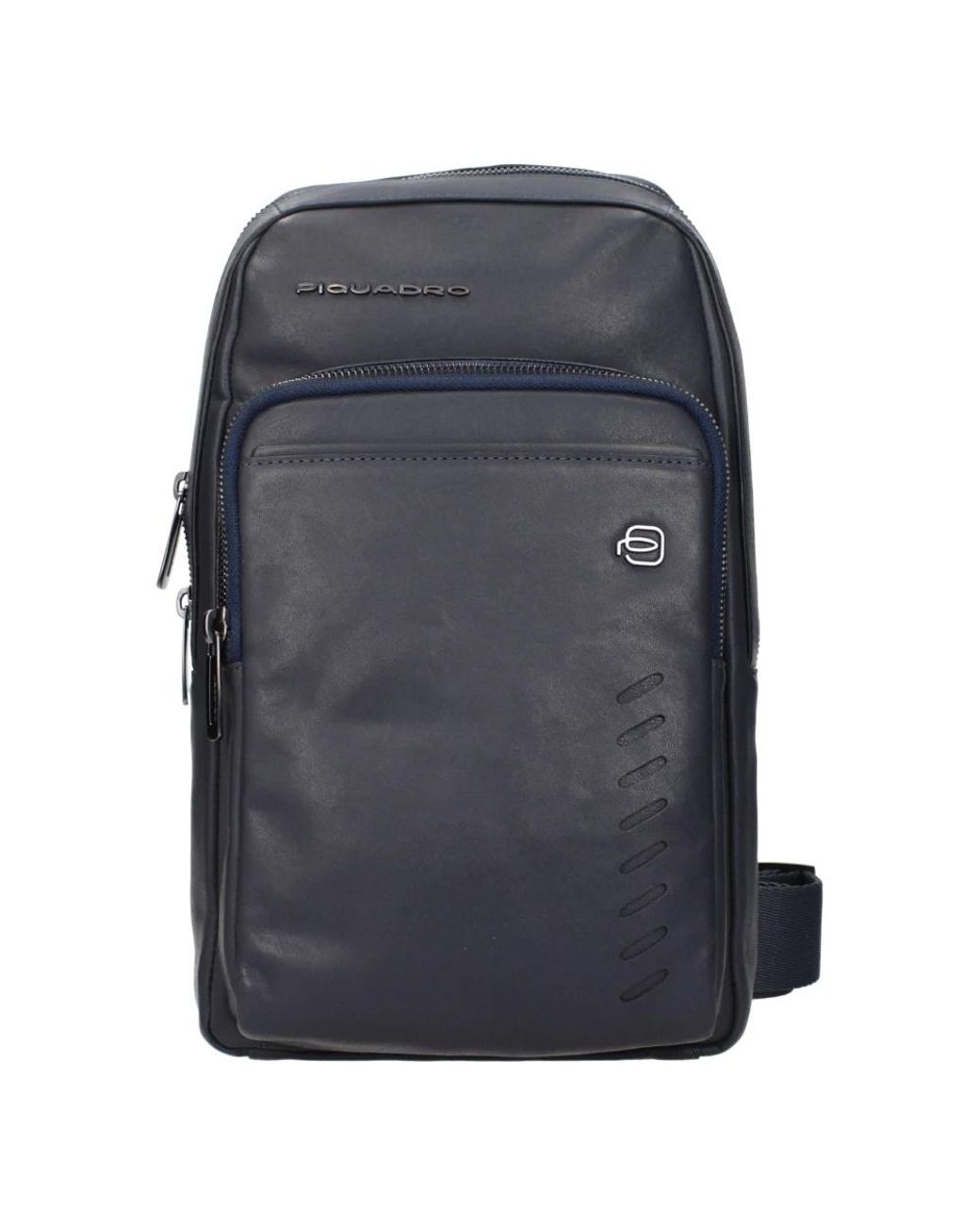 Piquadro Blue Cross Body Bags for men