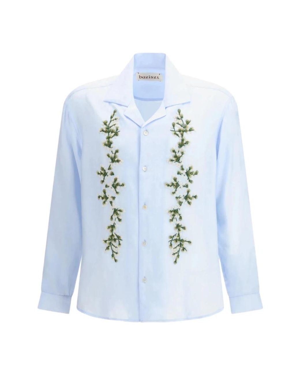 BAZISZT Blue Casual Shirts for men