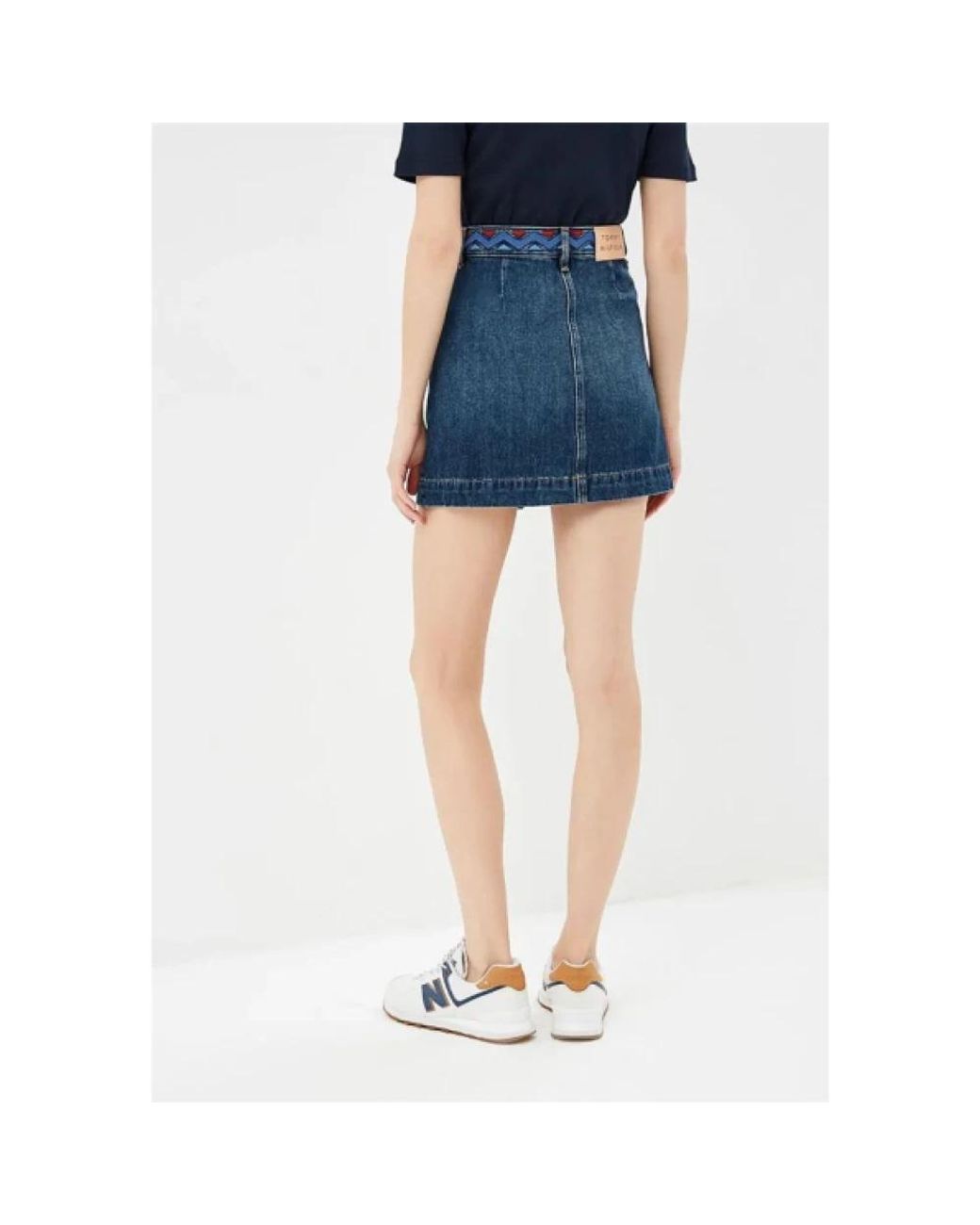 Tommy Hilfiger Blue Denim Skirts