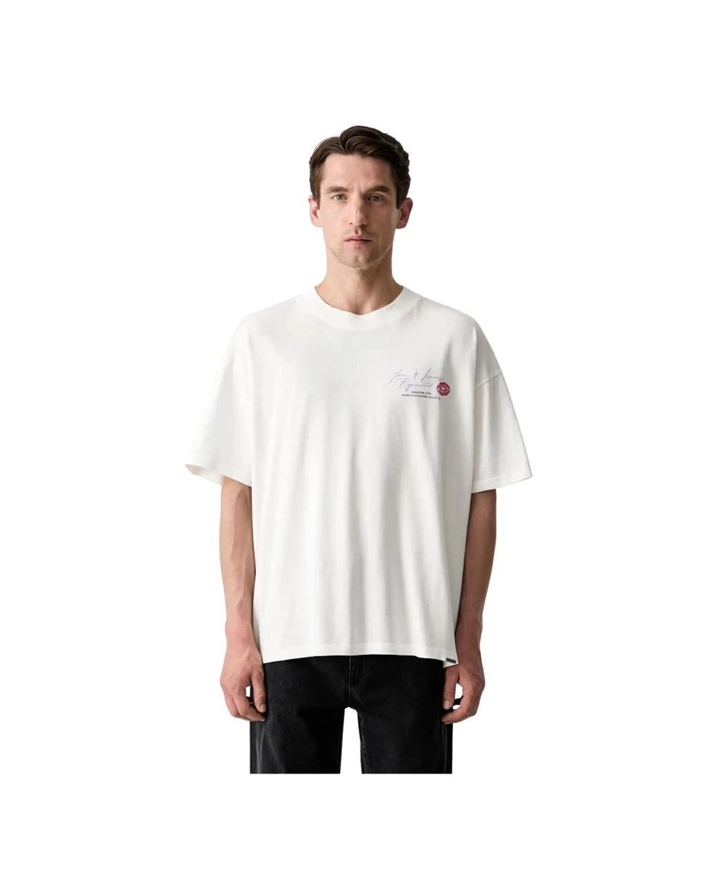 Represent Tops ,Katoen Love And Kisses T-Shirt in het White voor heren