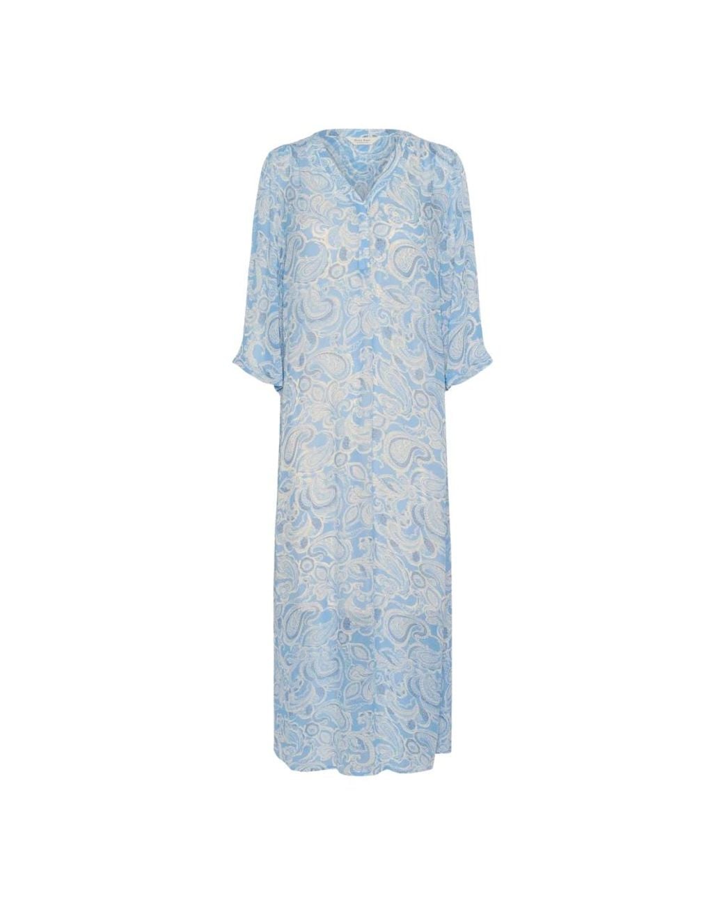 Part Two Blue Midi Dresses