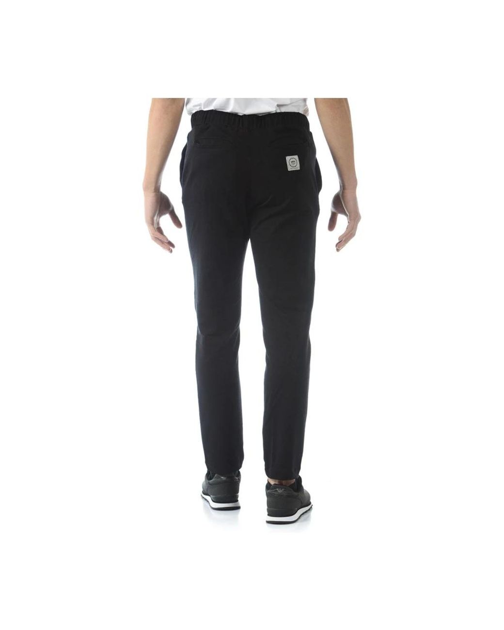 Daniele Alessandrini Black Slim-Fit Trousers for men