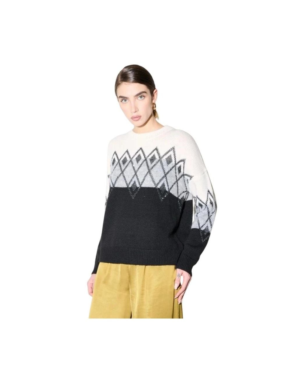 Kaos Multicolor Round-Neck Knitwear