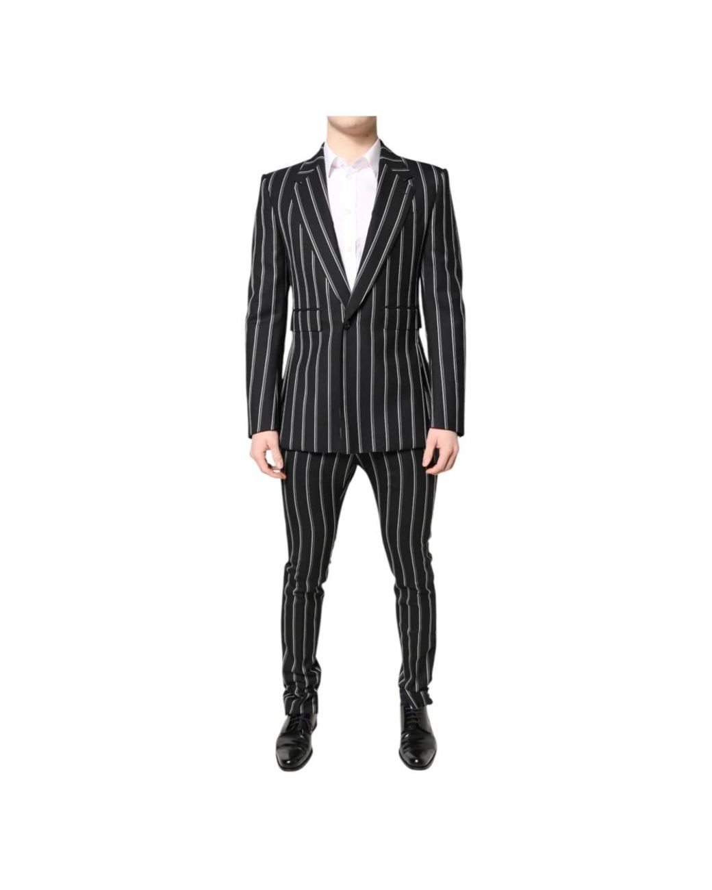 Dolce & Gabbana Black Single Breasted Suits for men