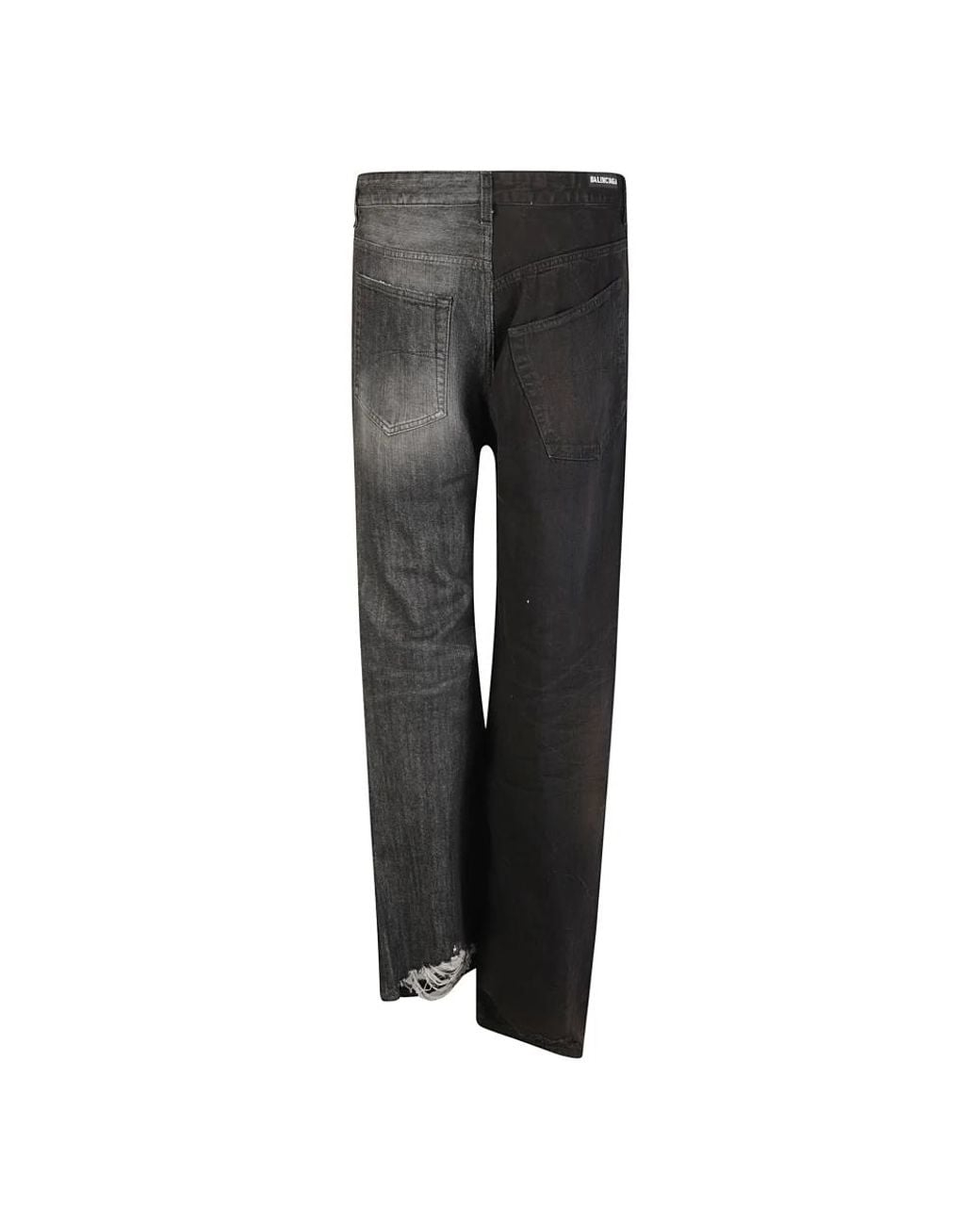Balenciaga Gray Straight Jeans for men