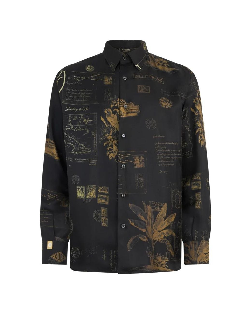 Billionaire Black Casual Shirts for men