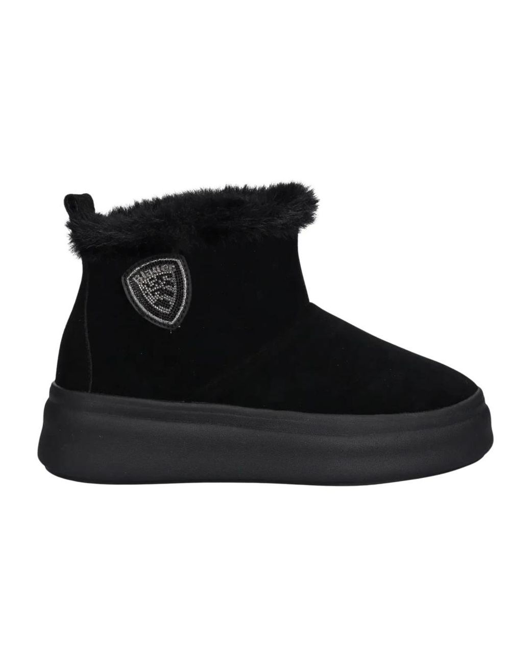 Winter Boots Blauer de color Black