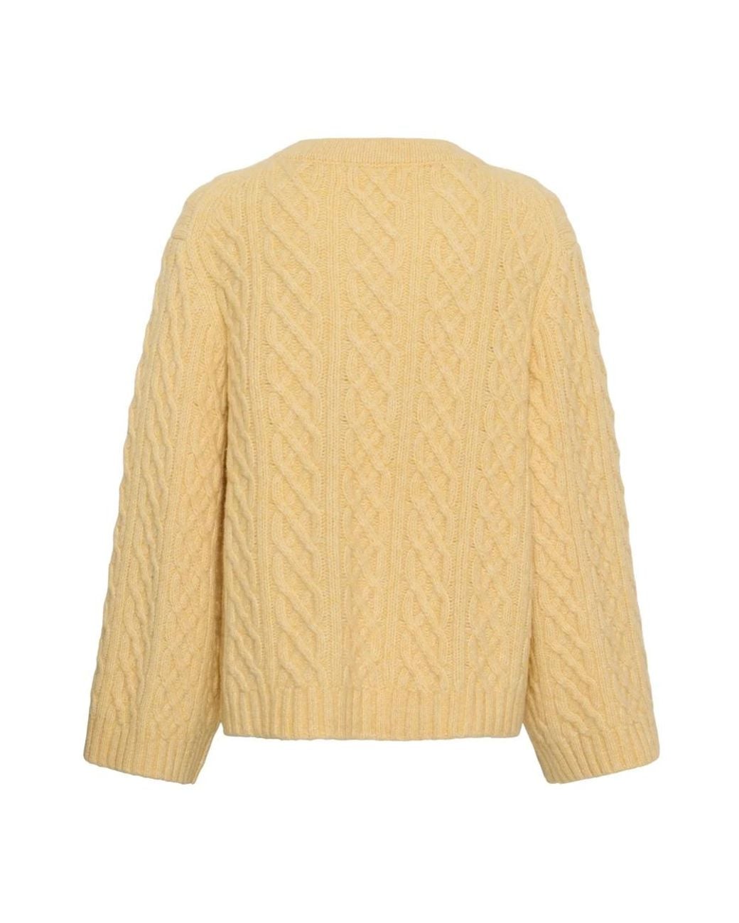 Inwear Yellow Round-Neck Knitwear