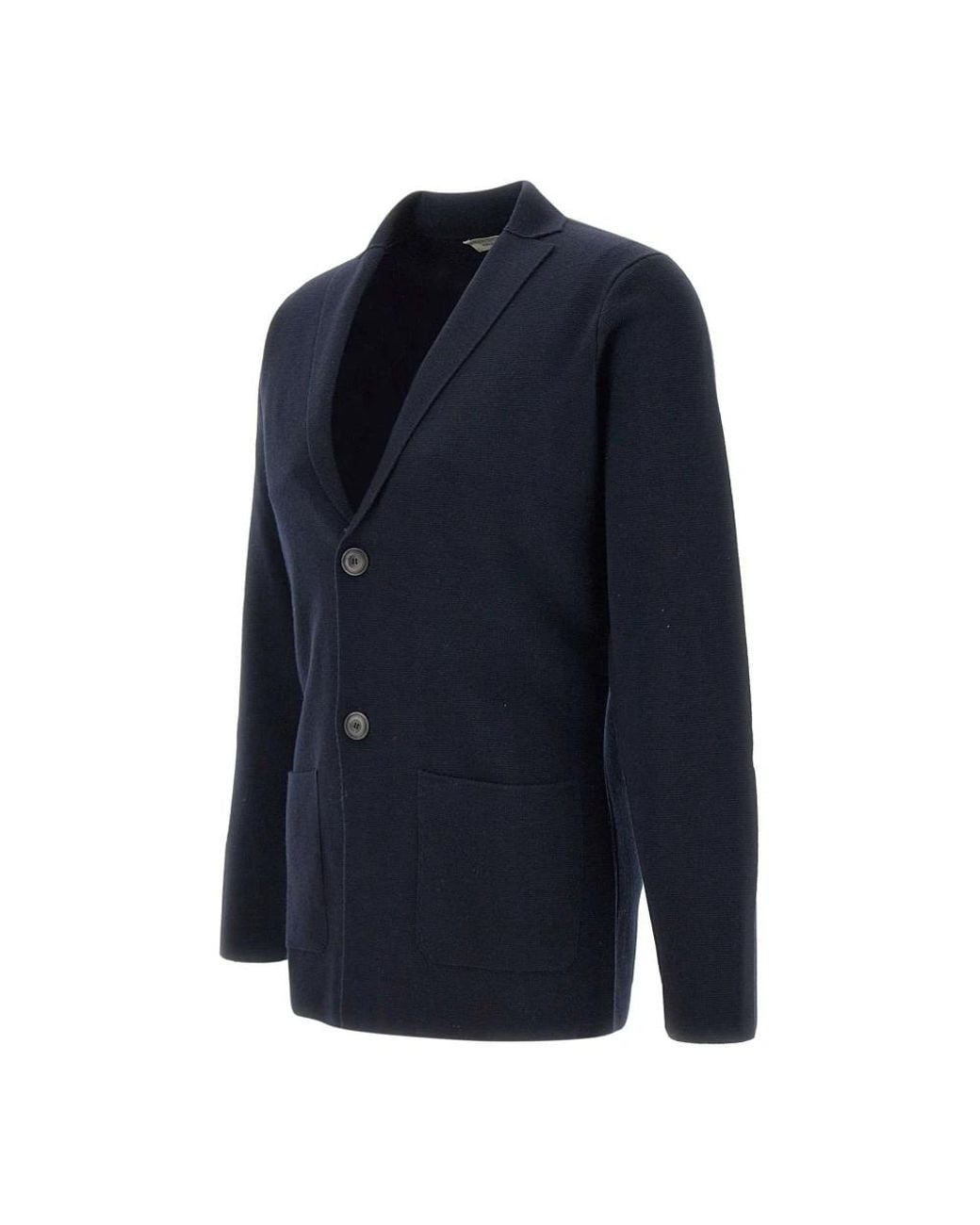 FILIPPO DE LAURENTIIS Blue Cardigans for men