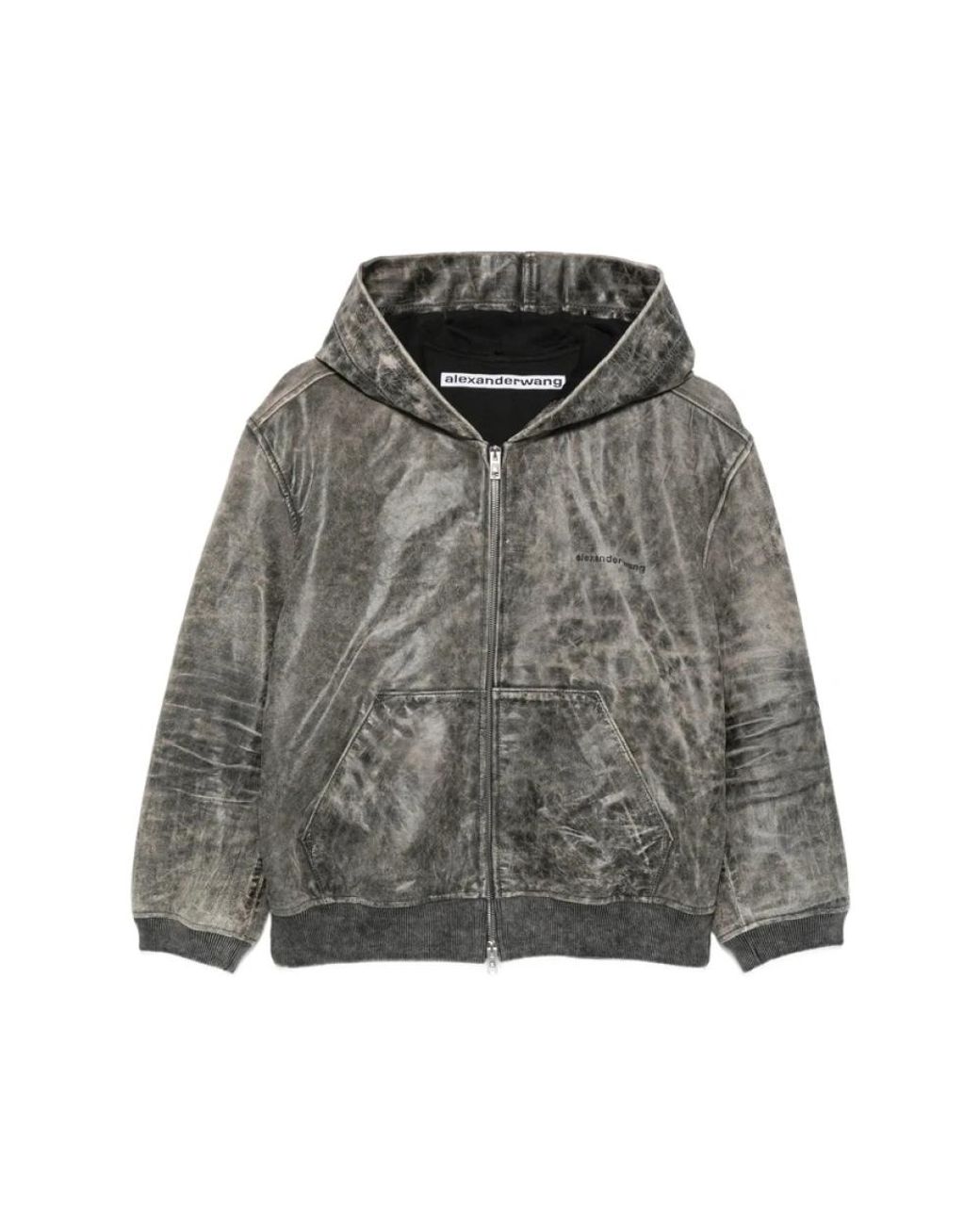 Alexander Wang Gray Zip-Throughs