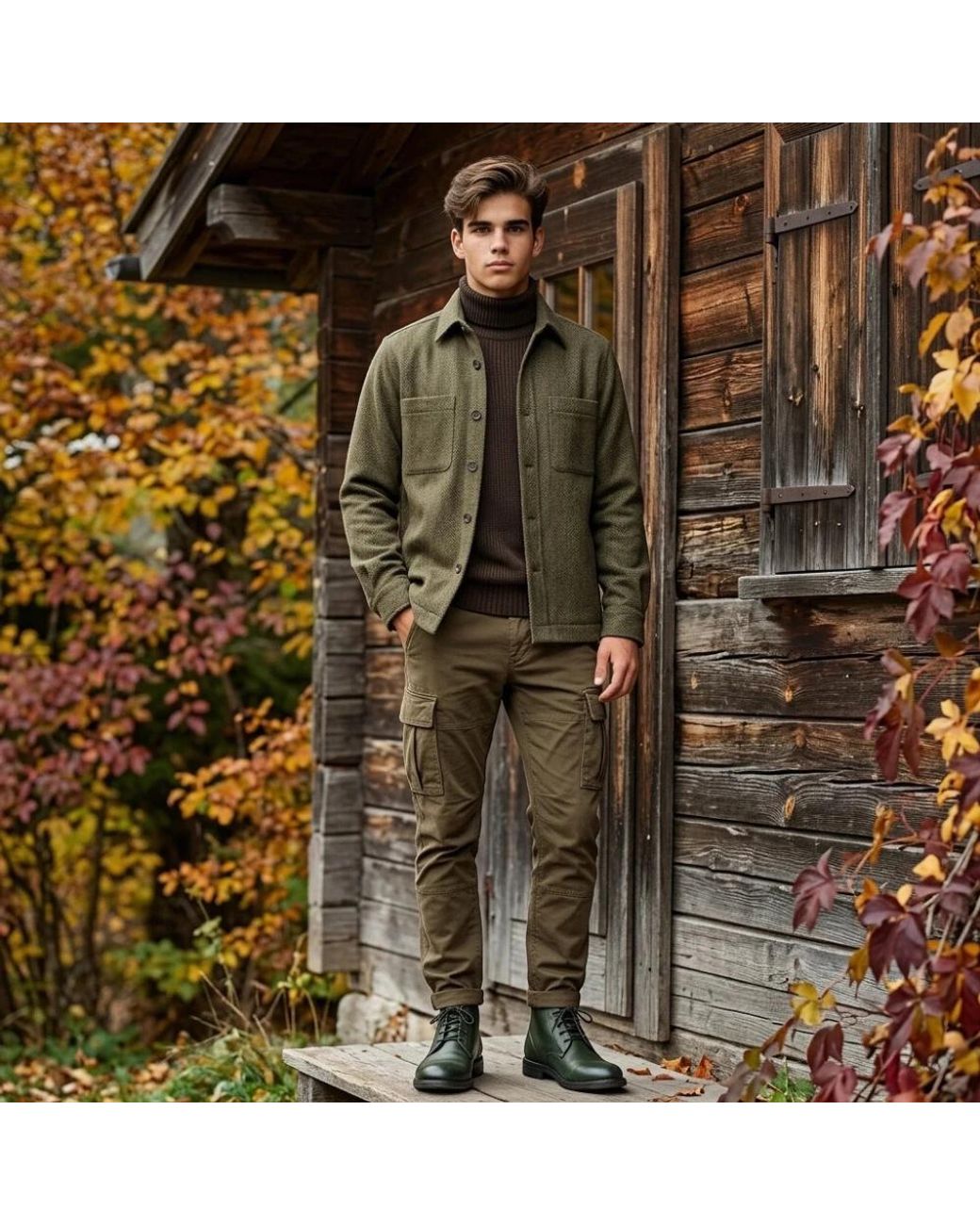 Light Jackets di Xacus in Green da Uomo