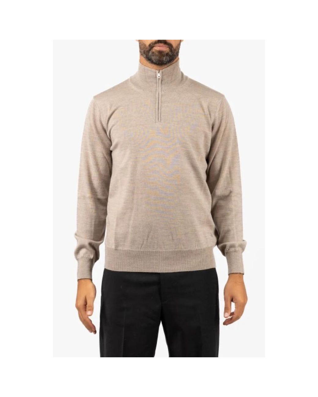 Turtlenecks Brooksfield de hombre de color Natural