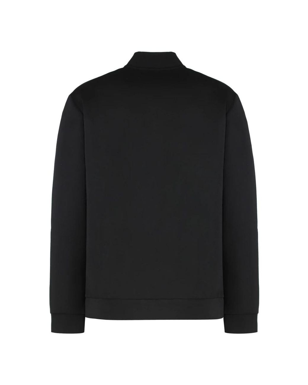 EA7 Black Zip-Throughs for men