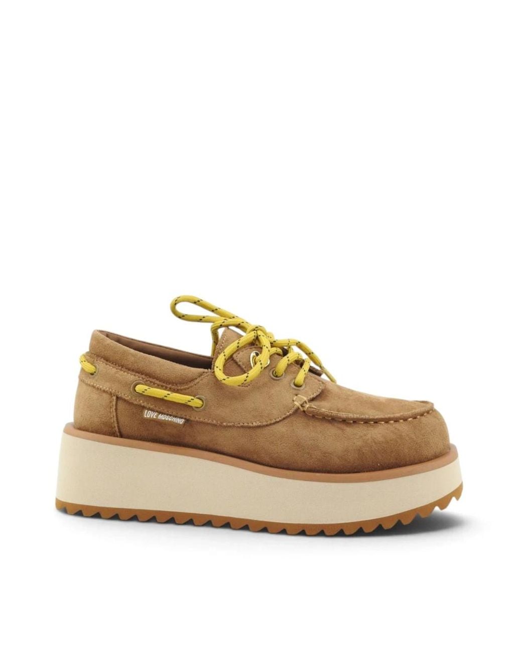 Love Moschino Natural Boat Shoes