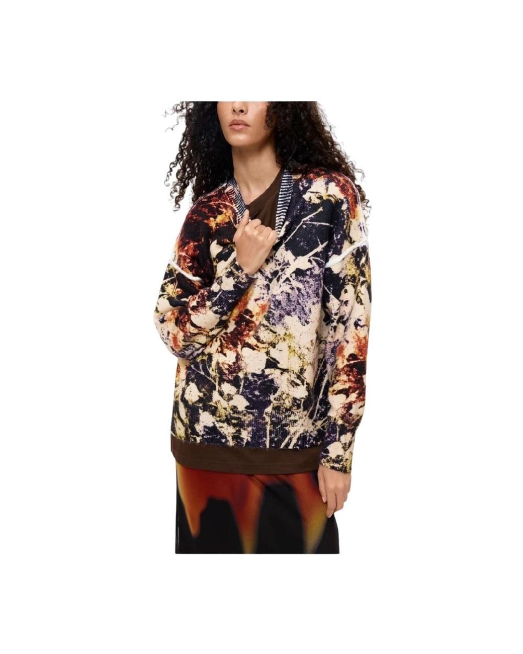 Desigual Multicolor Round-Neck Knitwear