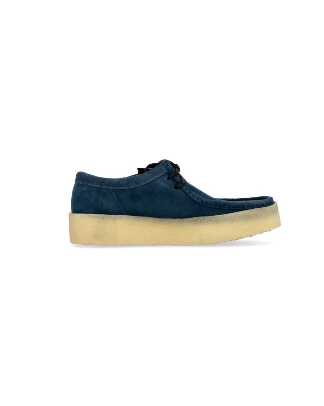 Clarks Blue Laced Shoes for men