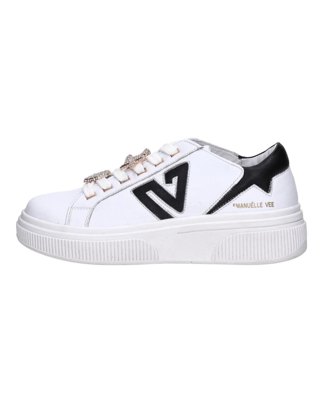Emanuélle Vee Schoenen ,Wit ,Sneakers Wit in het White