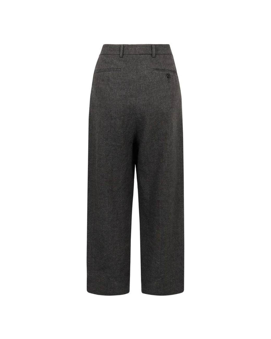 R13 Gray Wide Trousers