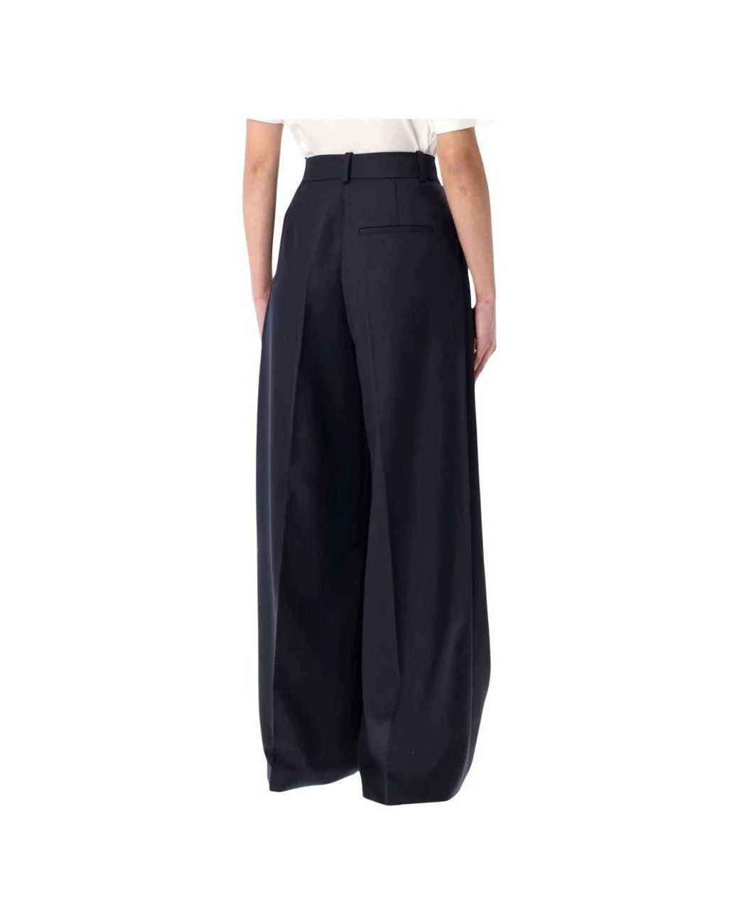 Anine Bing Blue Wide Trousers