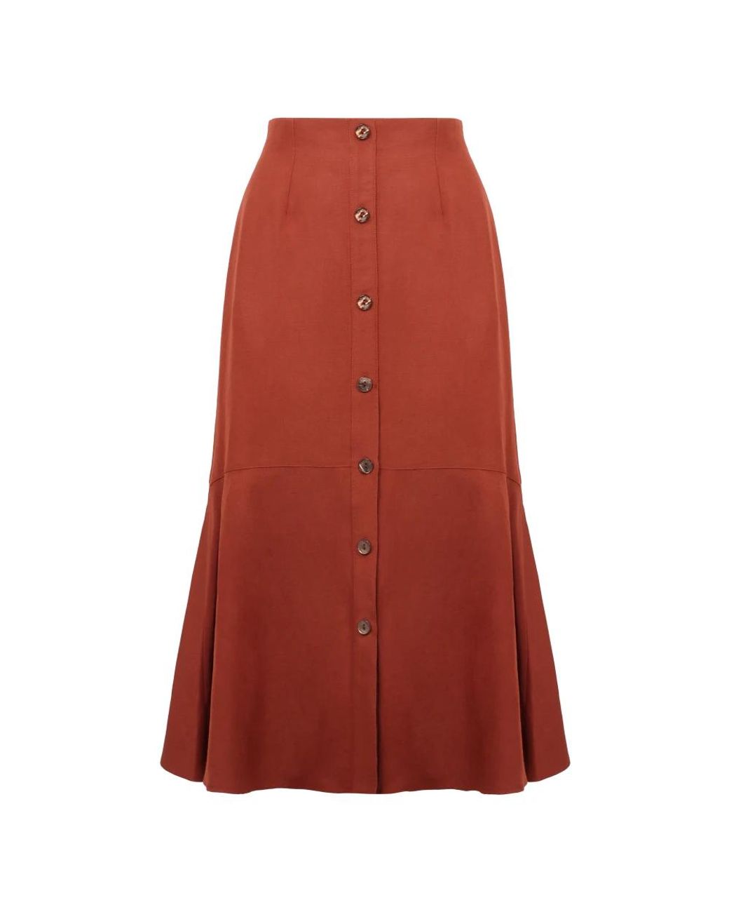 Agnona Red Midi Skirts