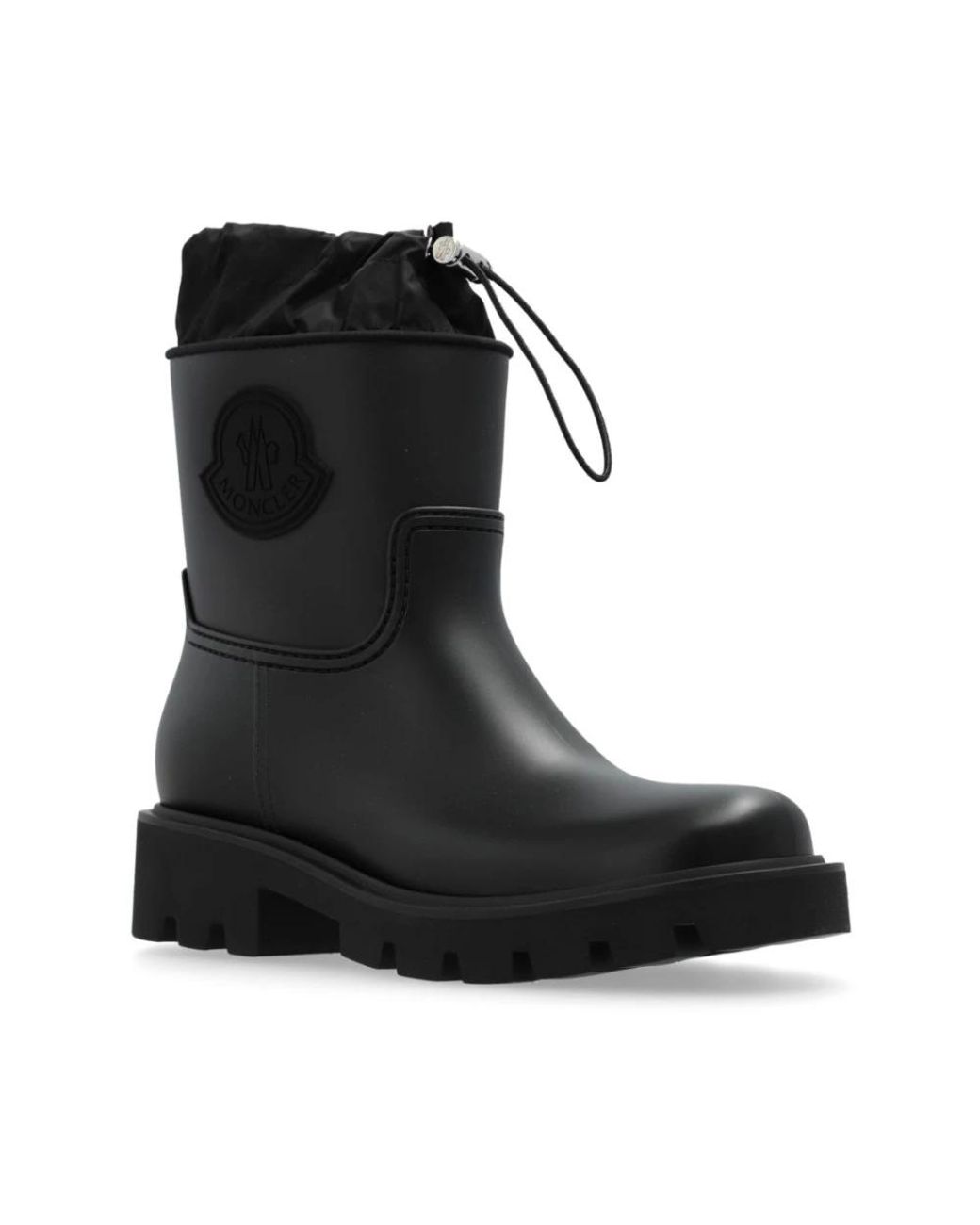 Moncler Black Wellies
