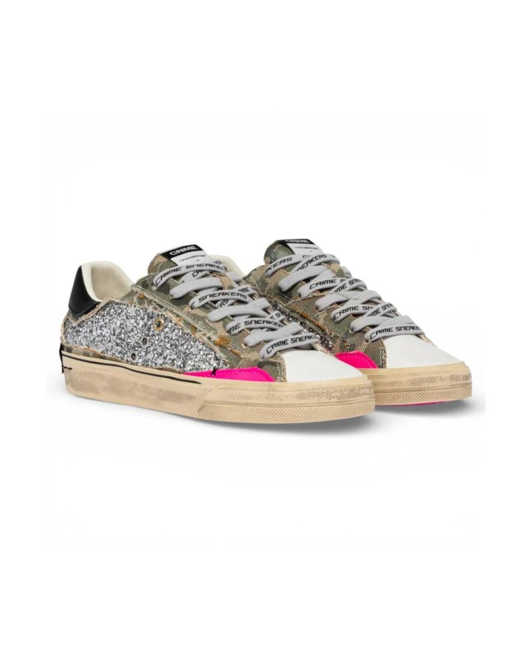 Crime London Gray Sneakers
