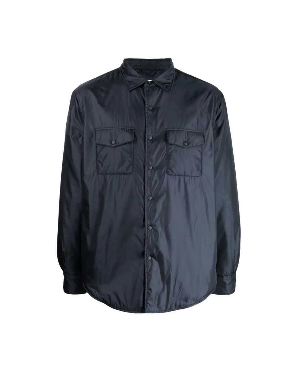 Aspesi Vernes Quilted Jacket in het Blue voor heren