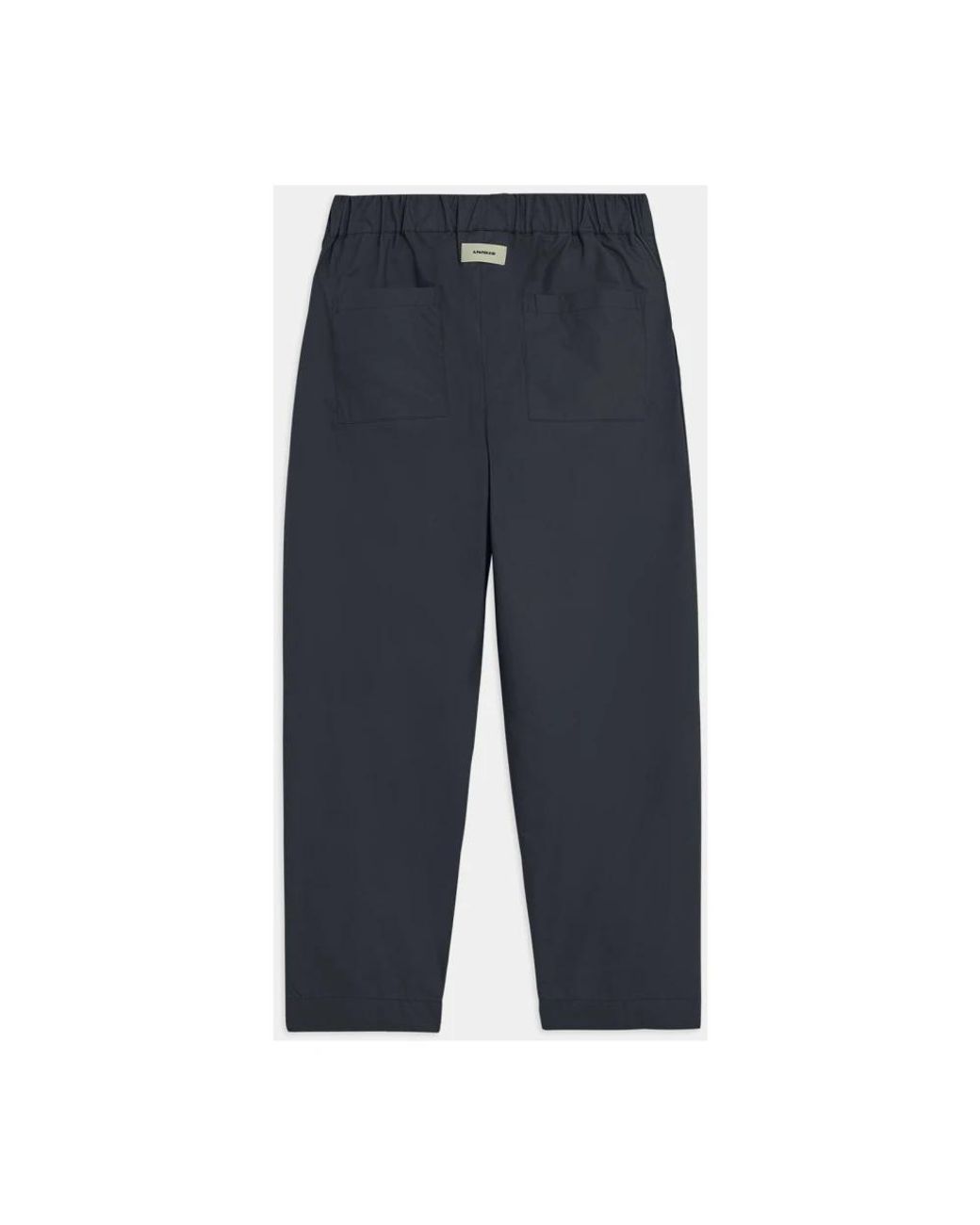 A PAPER KID Blue Straight Trousers for men