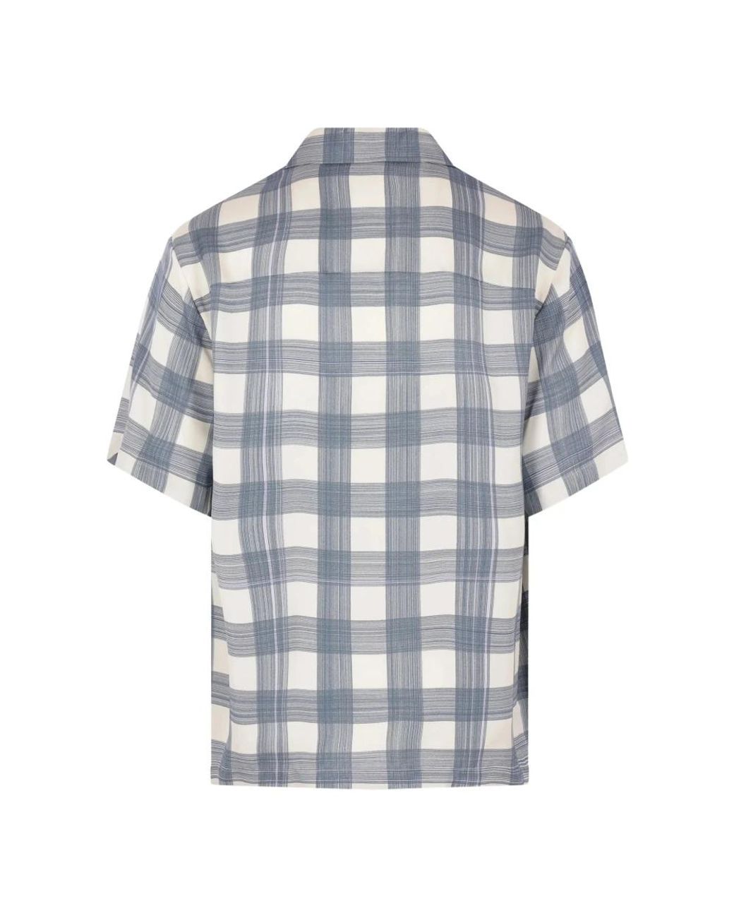 Jil Sander Blue Short Sleeve Shirts for men
