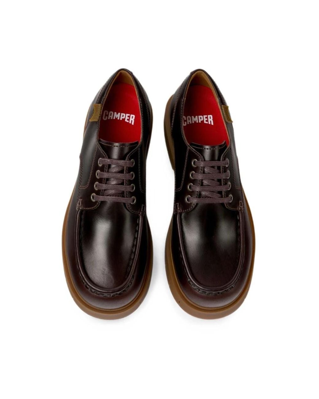Camper Brown Laced Shoes for men