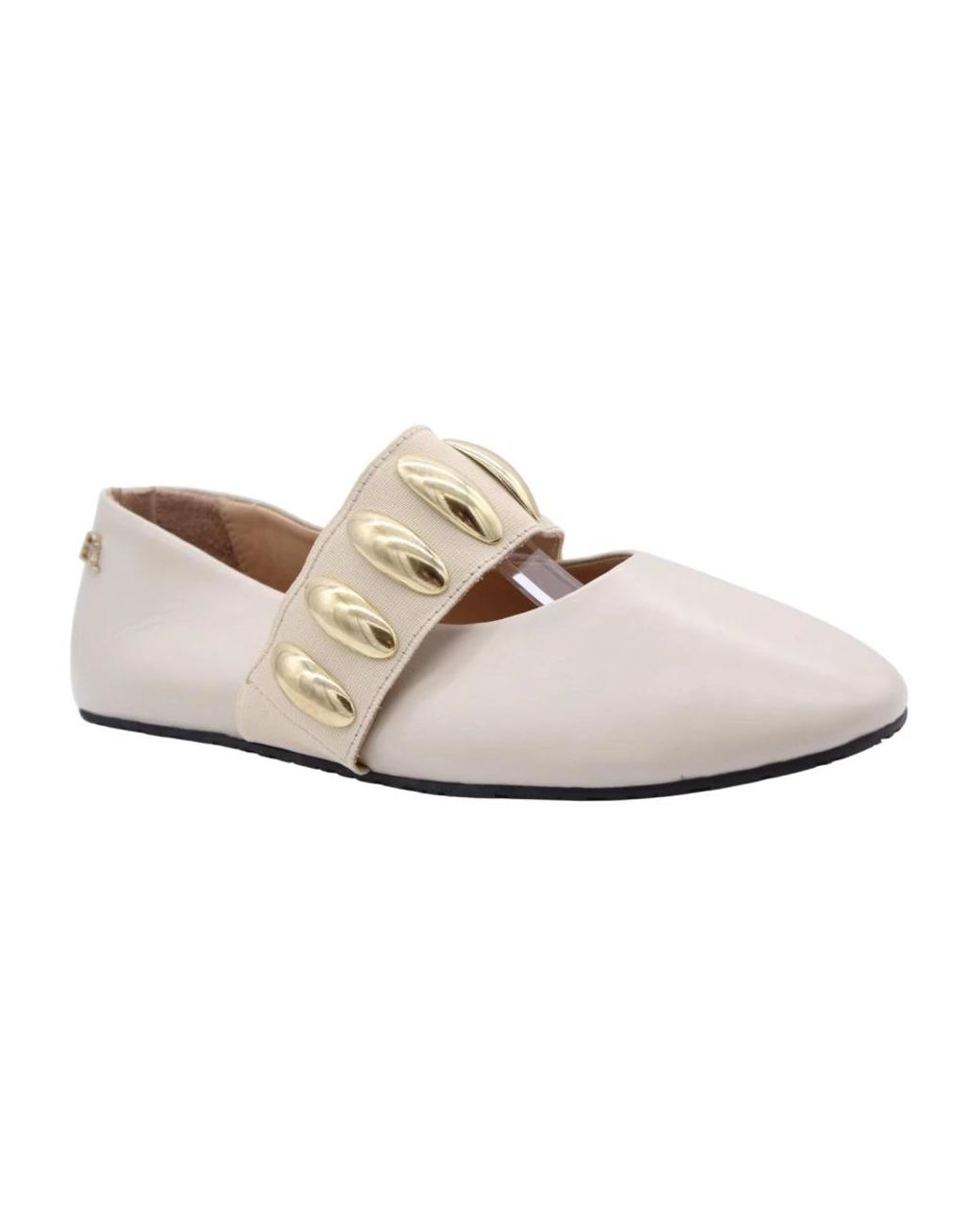 Babouche White Ballerina Shoes