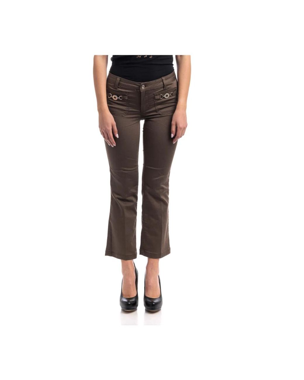 Liu Jo Brown Wide Trousers