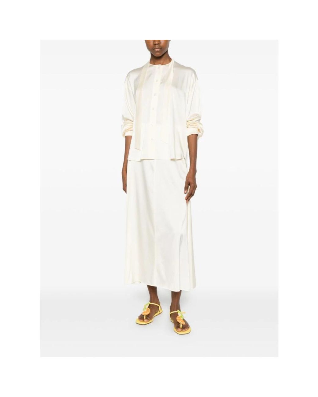 Forte_forte White Blouses