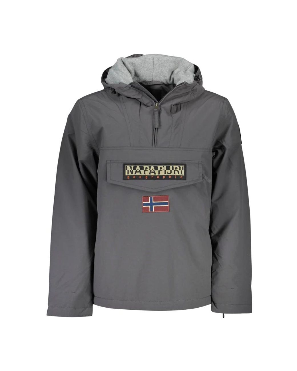 Napapijri Gray Rain Jackets for men