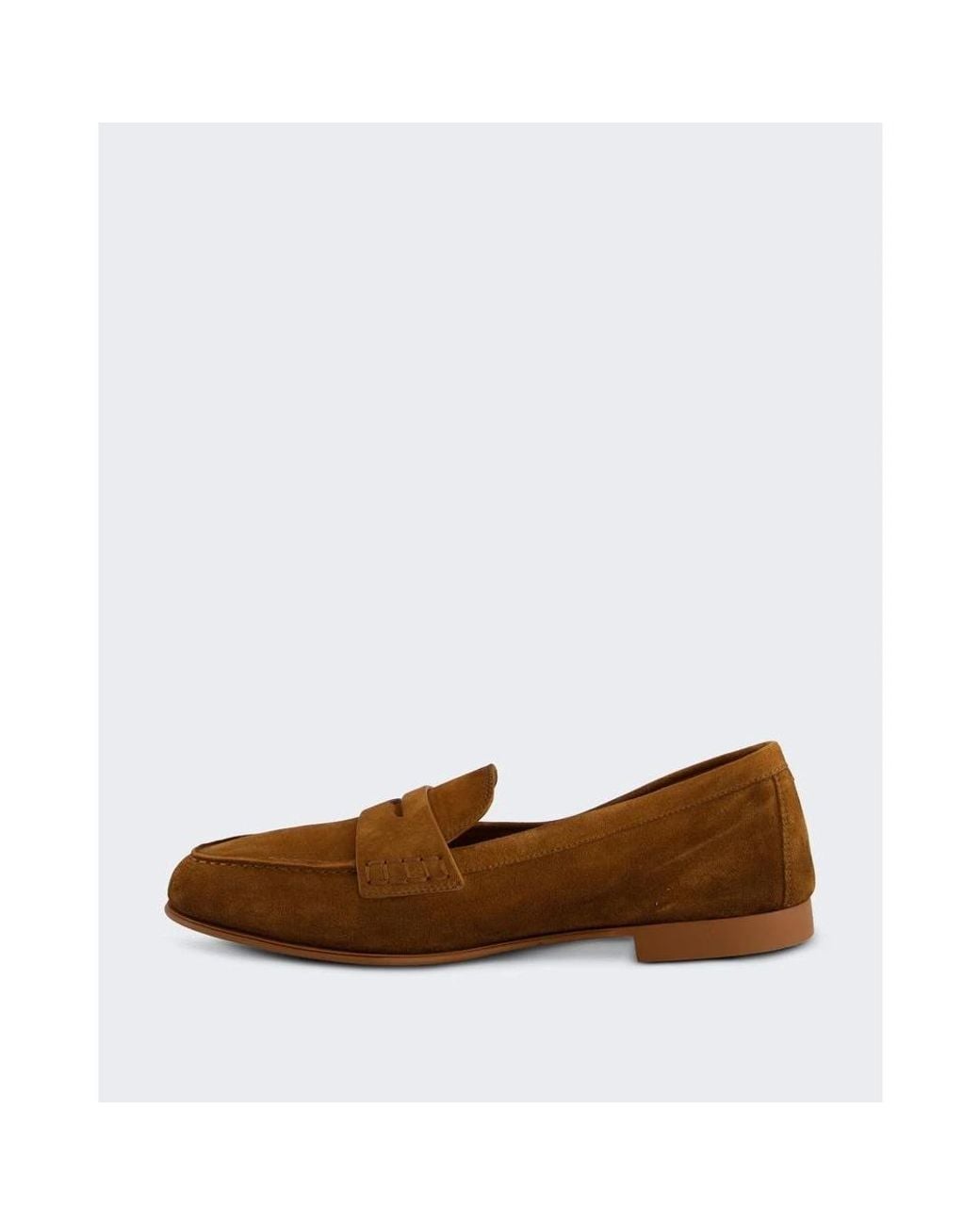 Santoni Brown Loafers