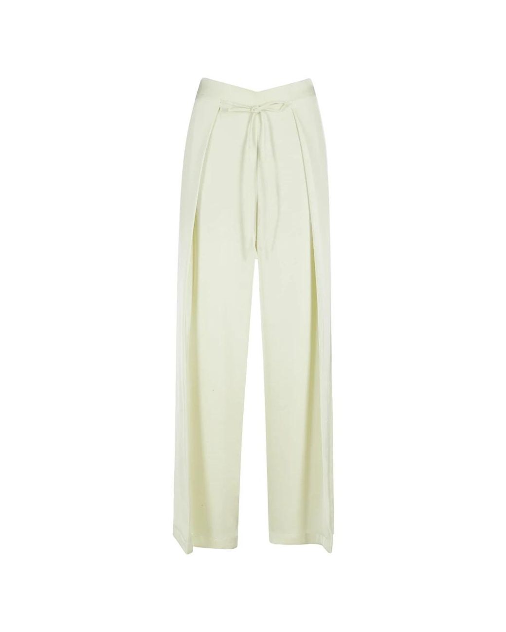 Isabelle Blanche White Wide Trousers