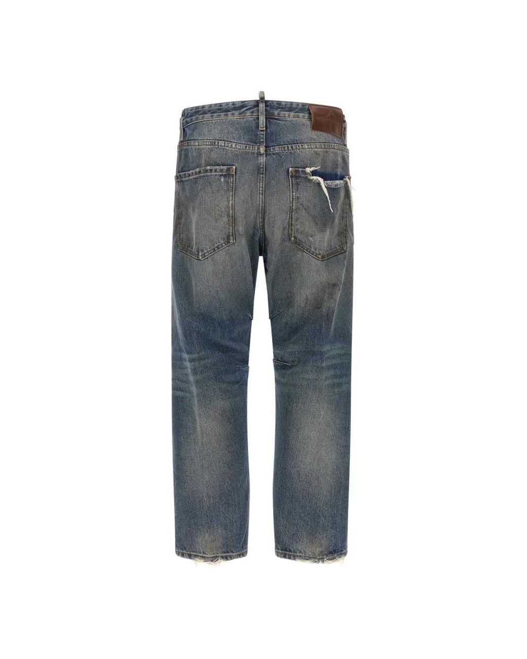 DSquared² Blue Straight Fit Jeans for men