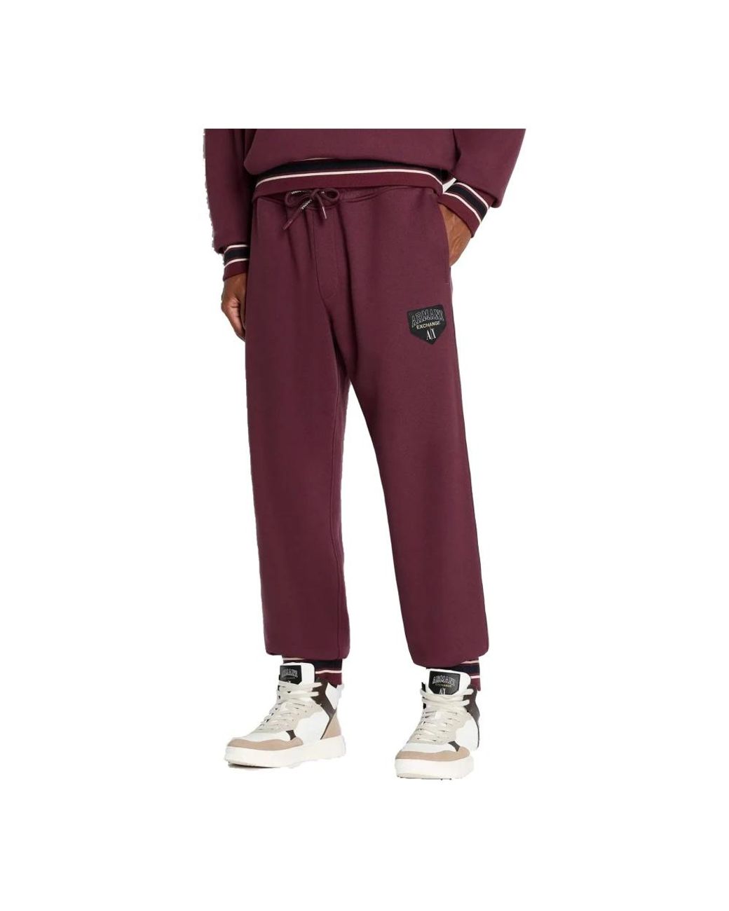 Sweatpants ARMANI EXCHANGE de hombre de color Purple