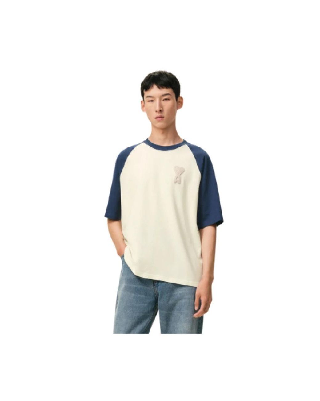 T-Shirts AMI de hombre de color Blue
