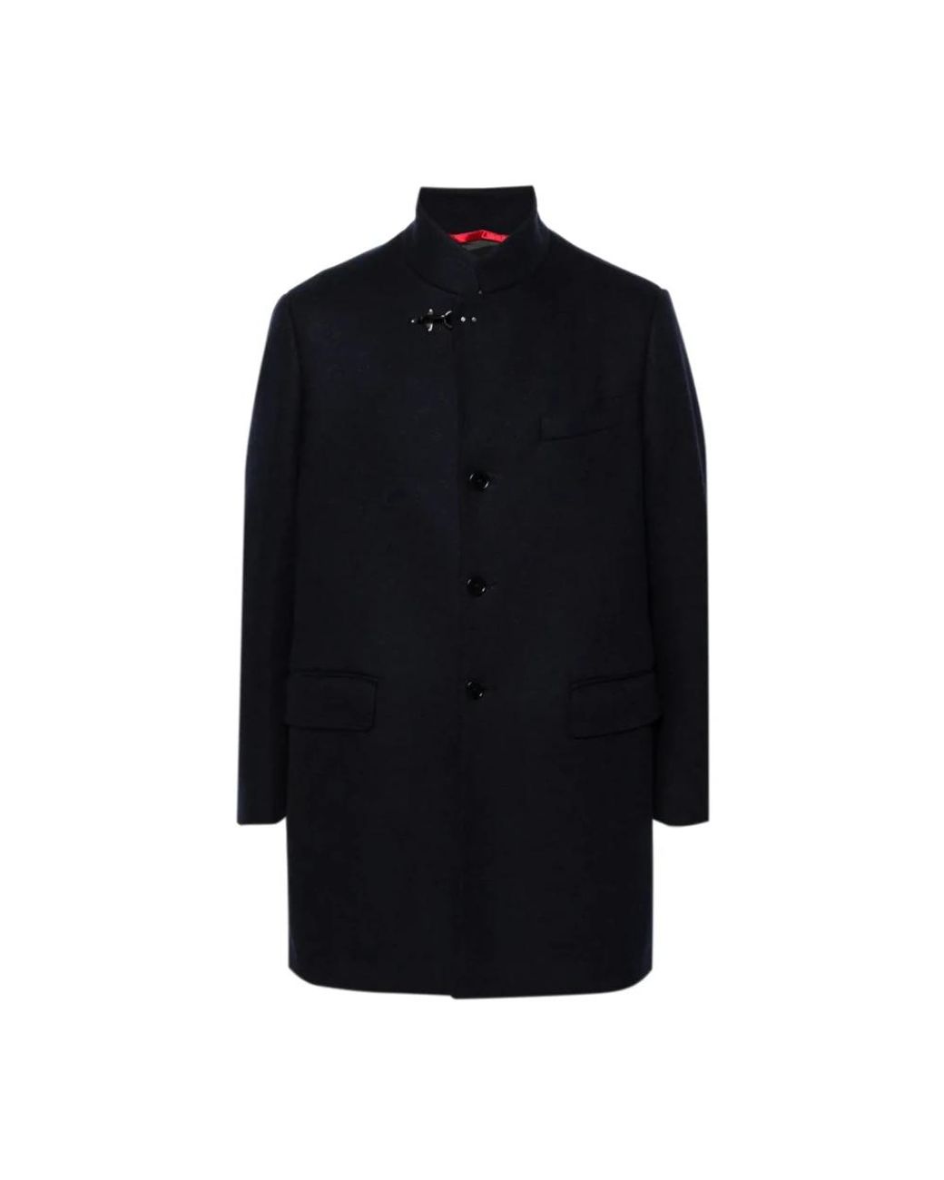Fay Single-Breasted Coats in het Blue voor heren
