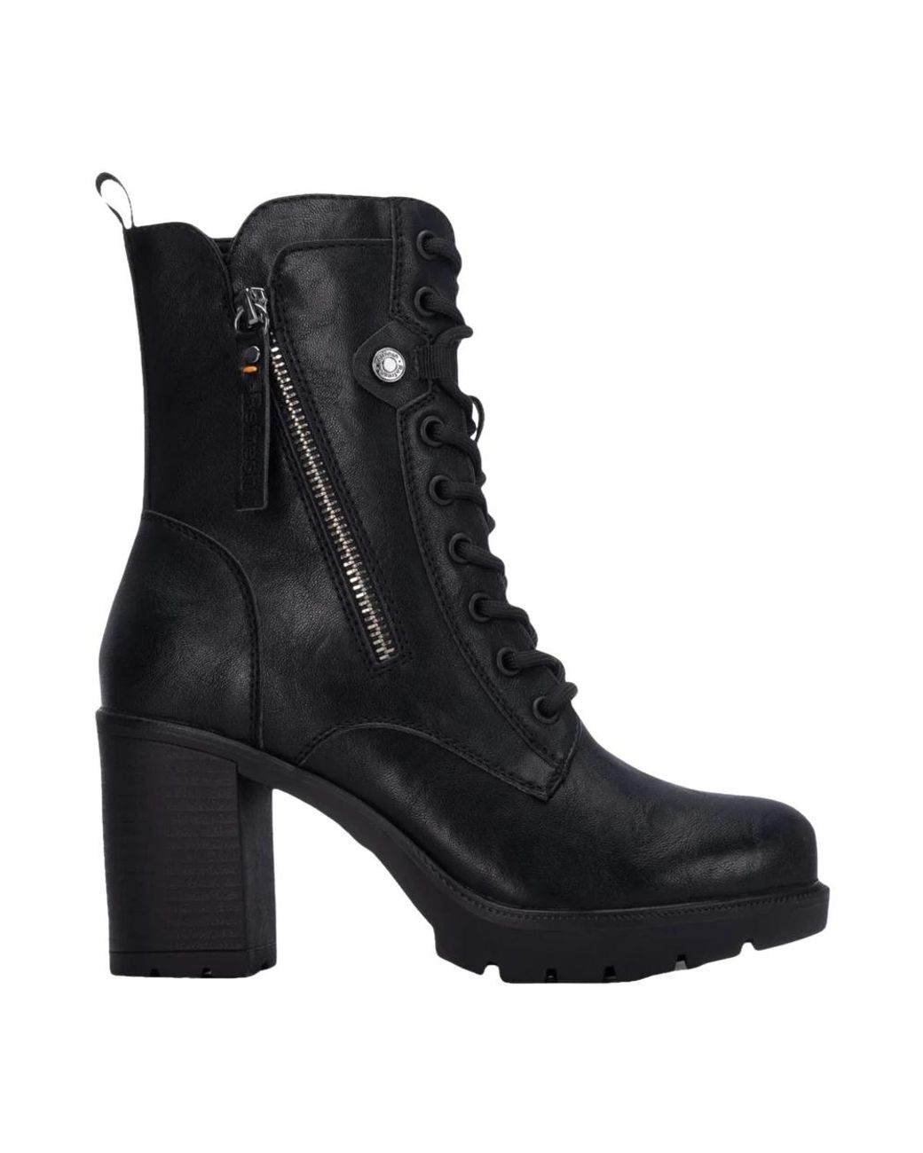 Lace-Up Boots Refresh en coloris Black