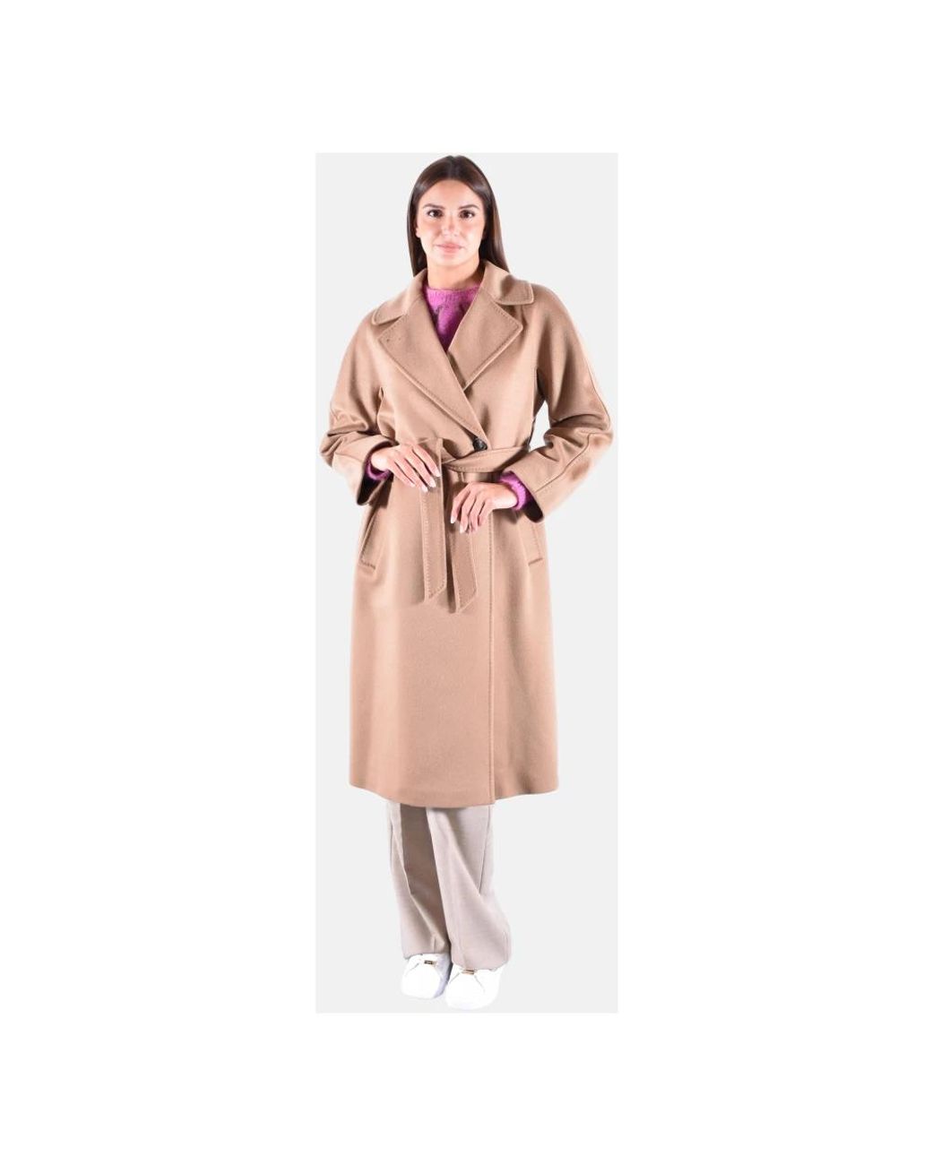 Weekend by Maxmara Brown Belted Coats