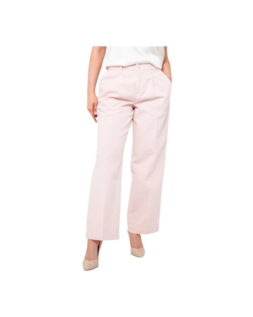 Guess Pink Wide Trousers
