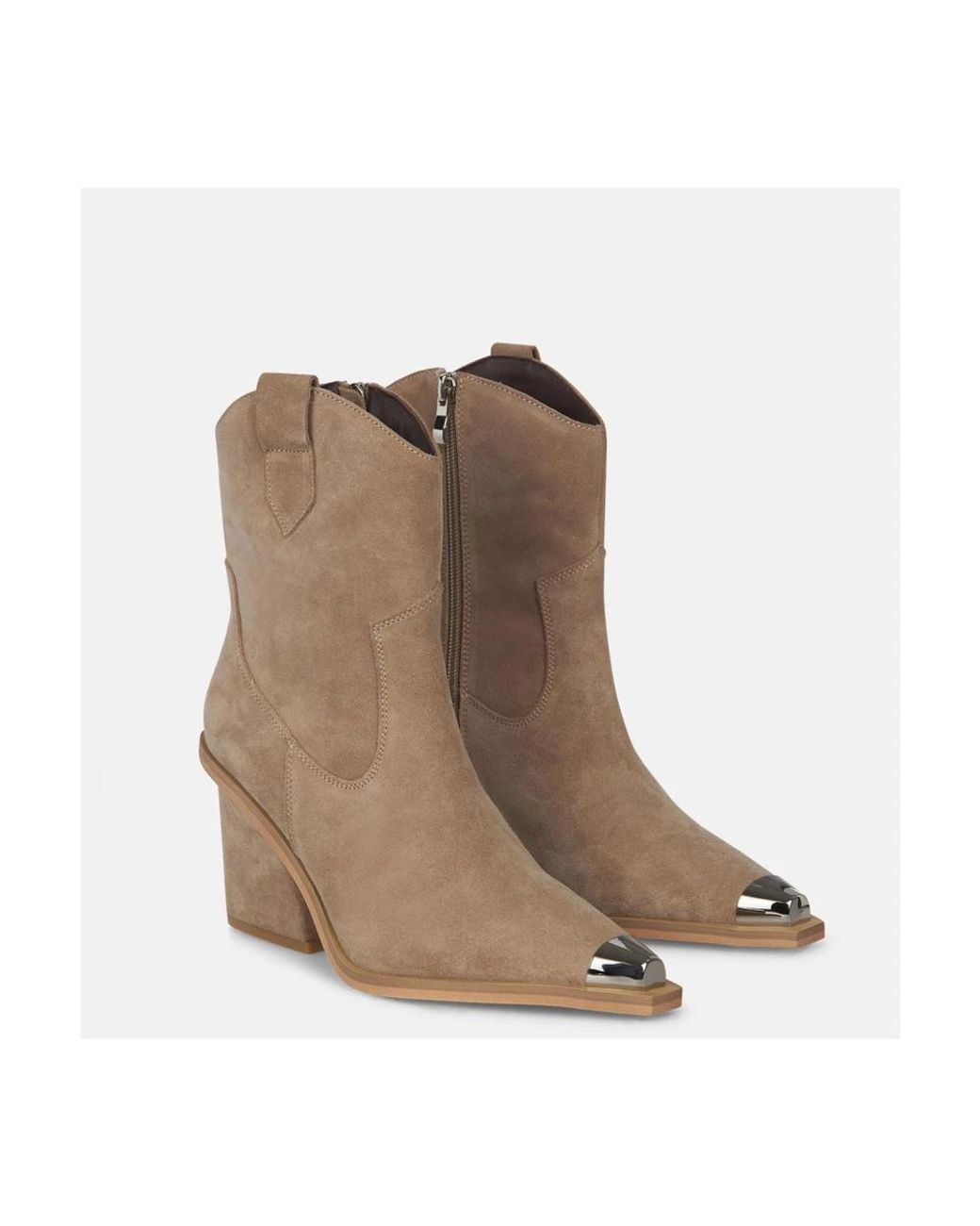 Alma En Pena. Brown Cowboy & Biker Boots