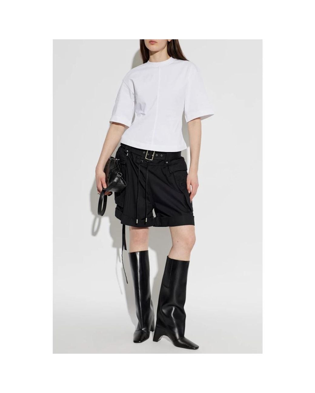 McQueen Black Casual Shorts