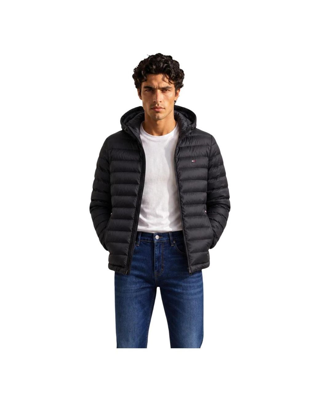 Tommy Hilfiger Black Winter Jackets for men
