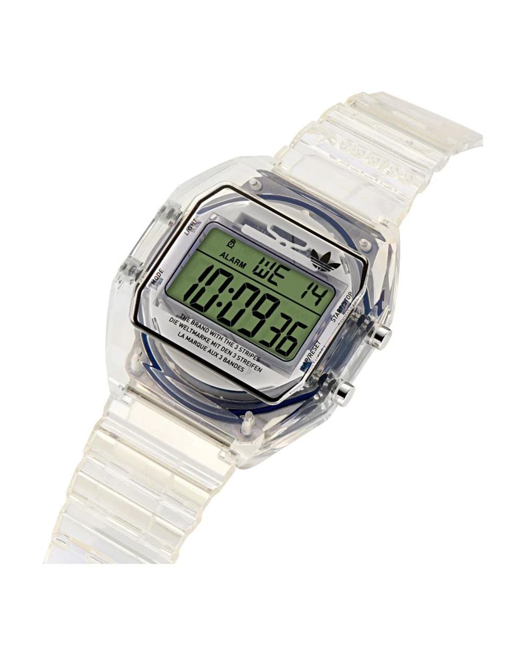 Adidas Green Digital Two Crystal Watch Aost24061 Resin