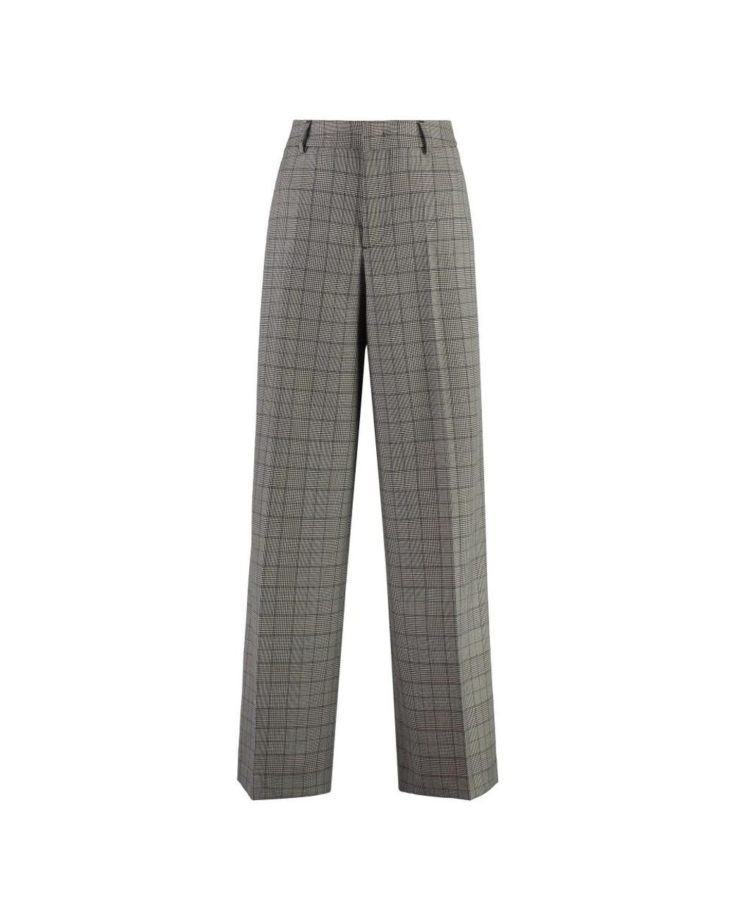 PT01 Gray Wide Trousers
